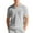 Light Gray, variant on Men's Waffle Knit Polo Shirt Short Sleeve Collared Casual T-Shirt Comfortable & Breathable For Summer Daily Wear Stylish Tops,Black,L