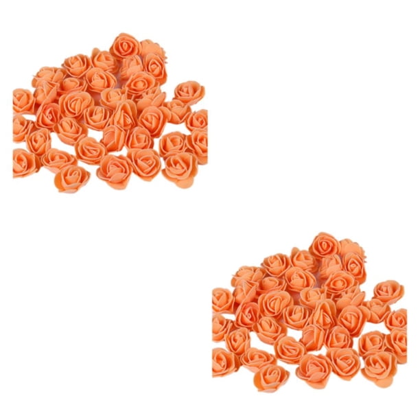 Rosas Ecológicas Matsuzay 500 unids/set Decoración del Hogar Texturas Claras Naranja Intenso