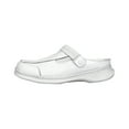 thumbnail image 3 of 24 HOUR COMFORT Clara Wide Width Professional Sleek Clog WHITE 12, 3 of 6