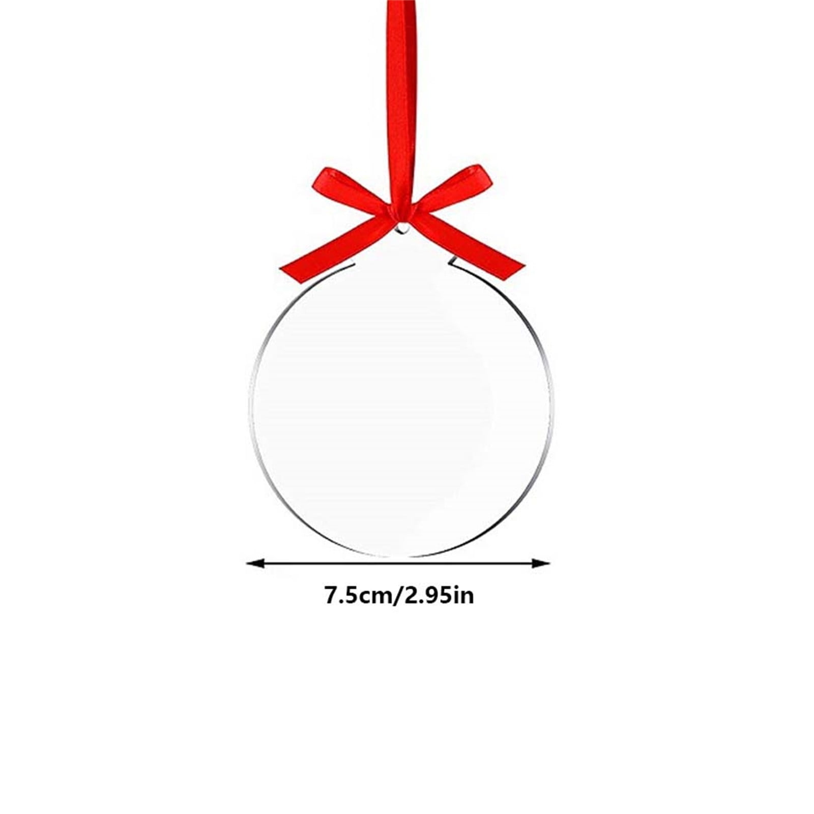 Cadorn 30PC DIY Clear Christmas Ornament Craft Kits - Versatile for Christmas Art, Crafts, and Wedding Decor Supplies