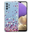 thumbnail image 1 of WIRESTER Transparent Soft Gel TPU Clear Case Slim Protective Cover for Samsung Galaxy A33 5G 6.4" 2022, Falling Hearts, 1 of 1