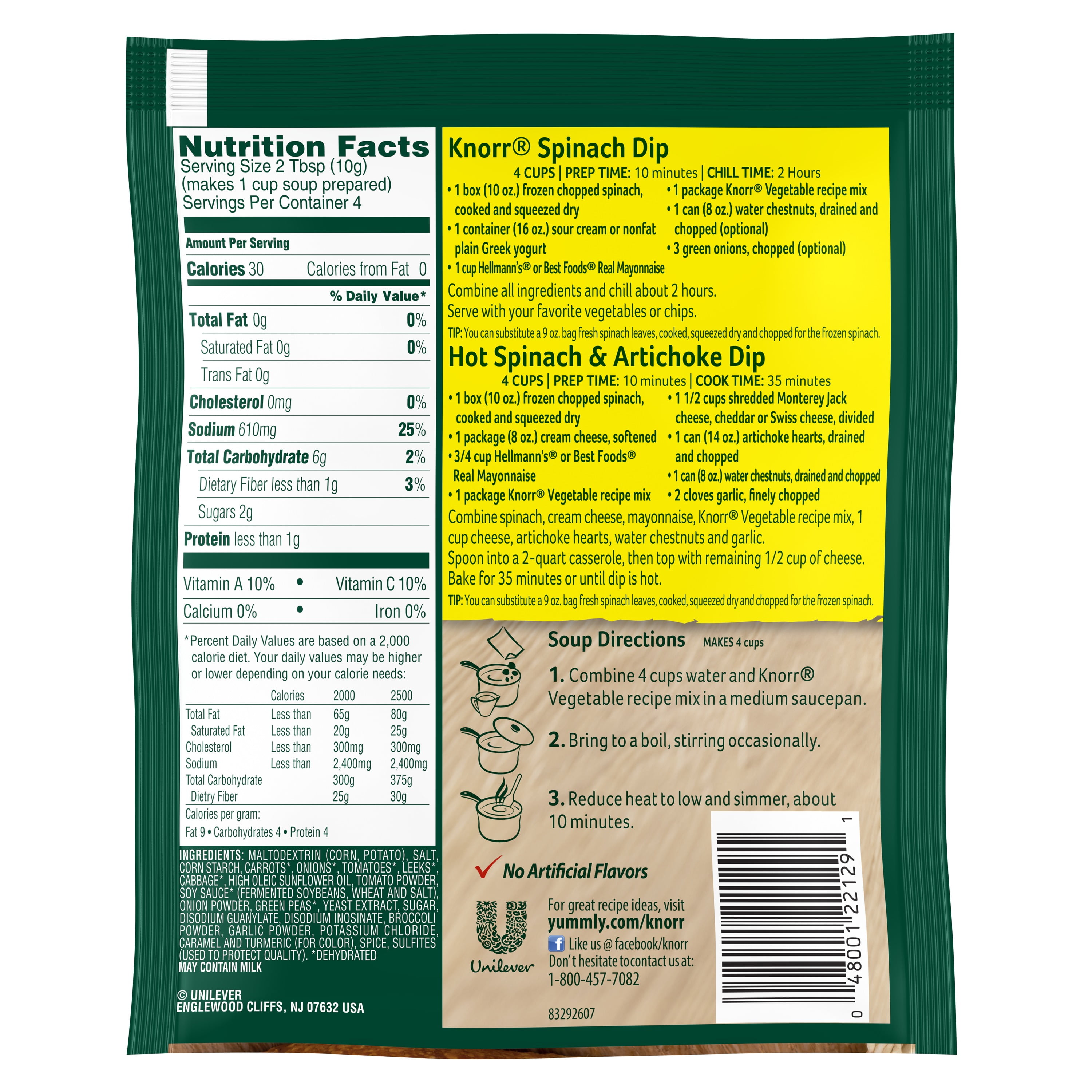 Mrs Knorr Spinach Dip Recipe | Bryont Blog