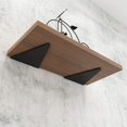 thumbnail image 3 of Support D'étagère en Triangle en Métal Flottant,Equerre Etagere Mural Aveugles Dissimulés,Chambre à Coucher Salon Salle de Bain Bricolage Décoration Support,2 Pièces (28x17cm/11x6.7in,black) esquí esquí Gafas de esquí, 3 of 4