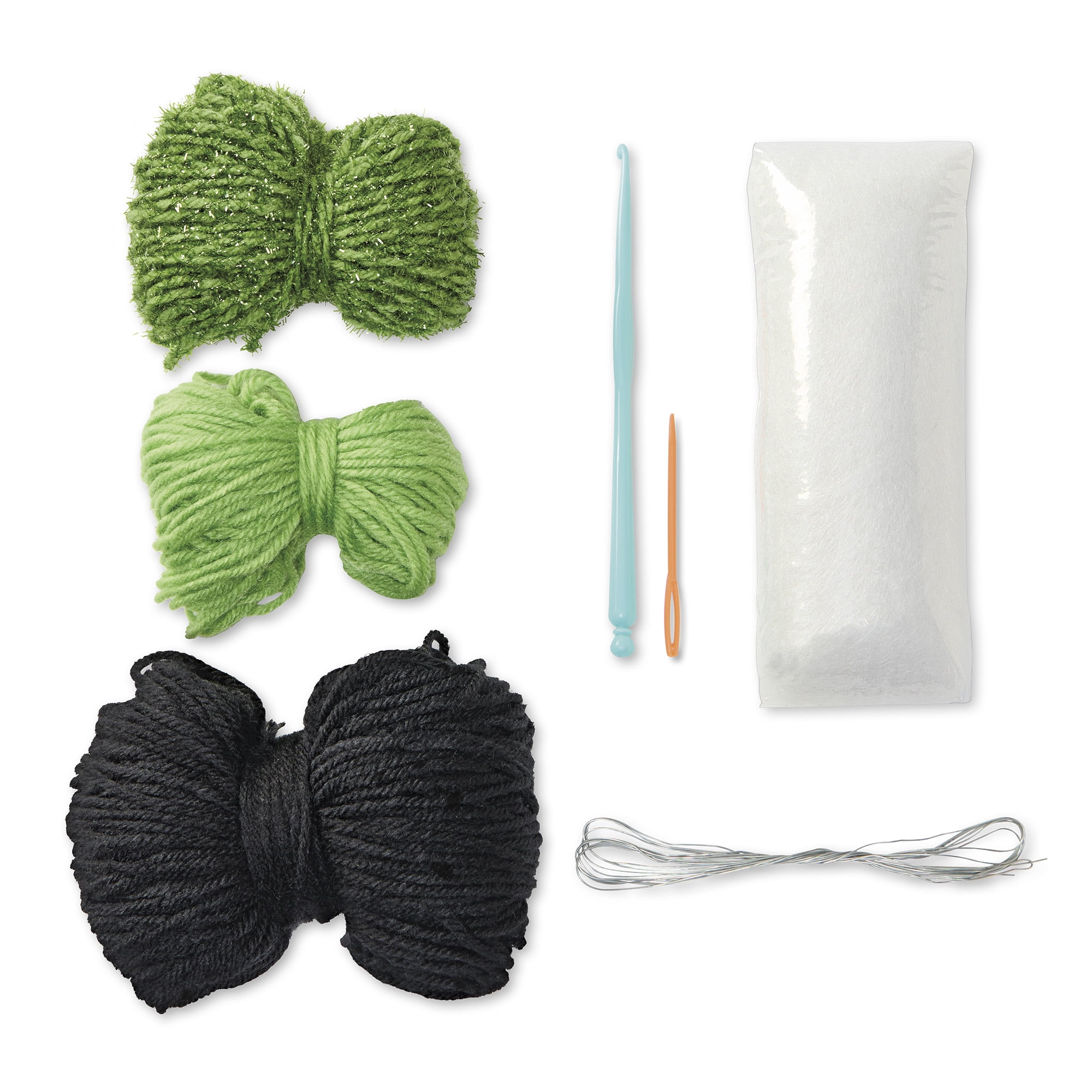Intermediate Beetle Amigurumi Crochet Kit by Loops & Threads – DIY Stuffed Animal Craft Set with Yarn - Wire - Fiberfill - Hook & Instructions - Intermediate Skill Level - Makes 7.9" Plush - 6 Pack