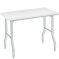 thumbnail image 2 of Yiwa 1100 lb Capacity Stainless Steel Folding Prep Table, Commercial Portable Utility Table, No Assembly Required, 2 of 7