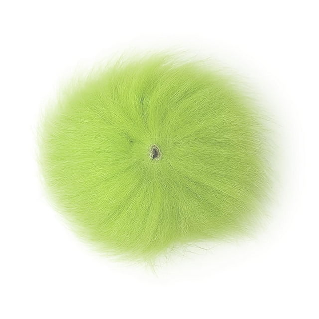 Pelo sintético duradero de los accesorios materiales del atado de moscas de la piel del atado de moscas cómodo Verde