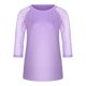 thumbnail image 4 of Blusa informal con mangas cortas y cuello redondo con costuras de encaje para mujer Pompotops  lopia989087, 4 of 4