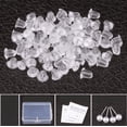 thumbnail image 3 of Dos de Boucles d'Oreilles en Silicone Transparent 200 Pcs Balle, 3 of 7