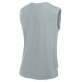 thumbnail image 3 of Women's Fanatics Gray Las Vegas Raiders Studio Embrace Tank Top, 3 of 3