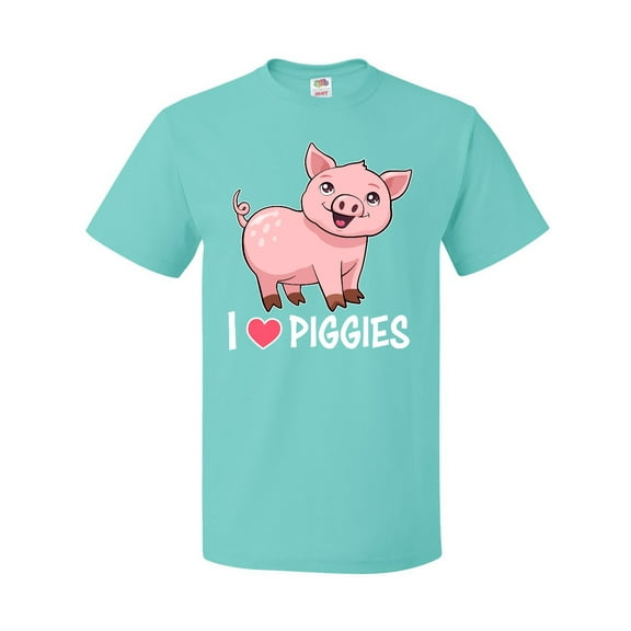 Inktastic I Love Piggies- cute pig T-Shirt