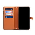 thumbnail image 6 of Feishell Crossbody Wallet Phone Case for Apple iPhone 7/8/SE 2020/SE 2022,with Hand Strap & Shoulder Strap,Luxury PU Leather Magnetic Clasp Multi Card Slots Flip Kickstand Phone Case,Brown, 6 of 17