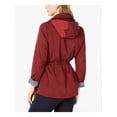 thumbnail image 2 of CHARTER CLUB Womens Burgundy Zip Up Winter Jacket Coat Petites PXL, 2 of 4