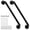 Black-20 Inch-2Pack, variant on 36 Inch Shower Grab Bar 1.25" Dia Anti Slip Bathroom 304 Stainless Steel Knurled Handicap Bars Safety Support Handrailist Bath Handle For Injury Senior