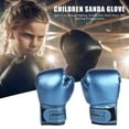 thumbnail image 2 of Boxing Gloves for Kids Youth Age 3-12 Years,PU Leather Sponge Filled for Toddler and Youth for Thai Boxing Training(Blue), 2 of 5