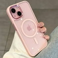 thumbnail image 2 of Magnetic Luxury Clear  Armor For Magsafe Wireless Charging Case for iPhone 15 14 Plus 13 12 11 Pro Max Shockproof Bumper Cover, 2 of 7