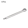 thumbnail image 3 of Unique Bargains Split Cotter Pin, 6x60mm Stainless Steel Clip Fastener Fitting Silver 8Pack, 3 of 5