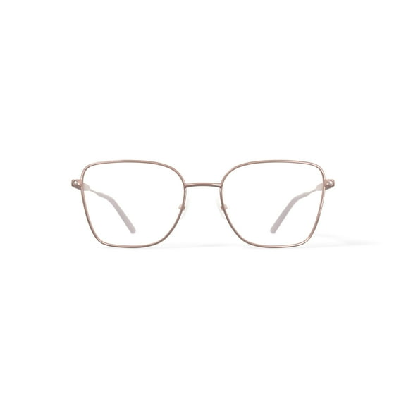 Luxe Women's WLO470 Square Prescription Eyeglasses with Case, Rose Gold