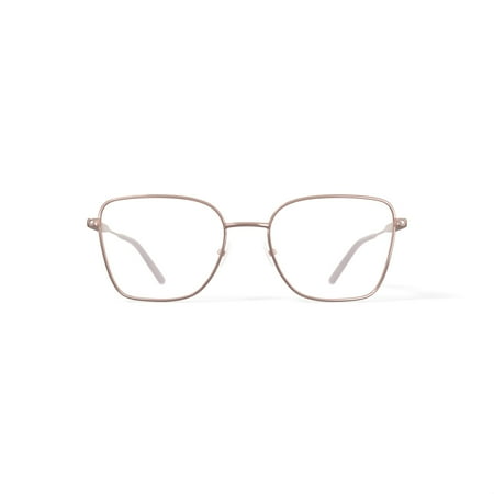 Luxe Women's WLO470 Square Prescription Eyeglasses with Case, Rose Gold