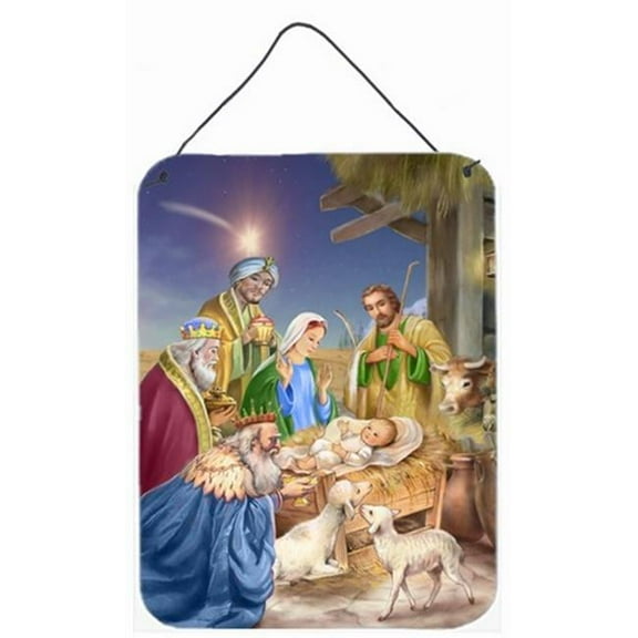 Christmas Nativity with Wise Men Wall or Door Hanging Prints