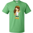 thumbnail image 3 of Inktastic Cute Girl, Brown Hair, Painter, Paint Artist T-Shirt, 3 of 5