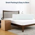 thumbnail image 6 of 4 Inch Memory Foam Mattress Topper King Mattress Topper with Bamboo Cover,White, 6 of 6