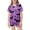 Purple1, variant on Halloween Little Girls Summer Pajamas Cute Bat Print Soft Kids Short Sleeve Button Down Shirt And Shorts Two Piece Outfit Sleepwear Nightwear Pjs Loungewear Purple 6-7 Years