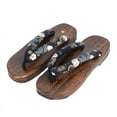 thumbnail image 4 of Flat Heel Burnt Paulownia Men's Clogs Slippers Wooden Health Wooden Shoes Wooden Shoes, 4 of 5