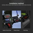 thumbnail image 1 of Universal 3-in-1 Motorcycle Voltmeter Motorbike Digital Display Voltage LED Screen 3-in-1 Motorcycle Temperature Meter Clock Gauge Measuring Tool Upgrade Blue, 1 of 9