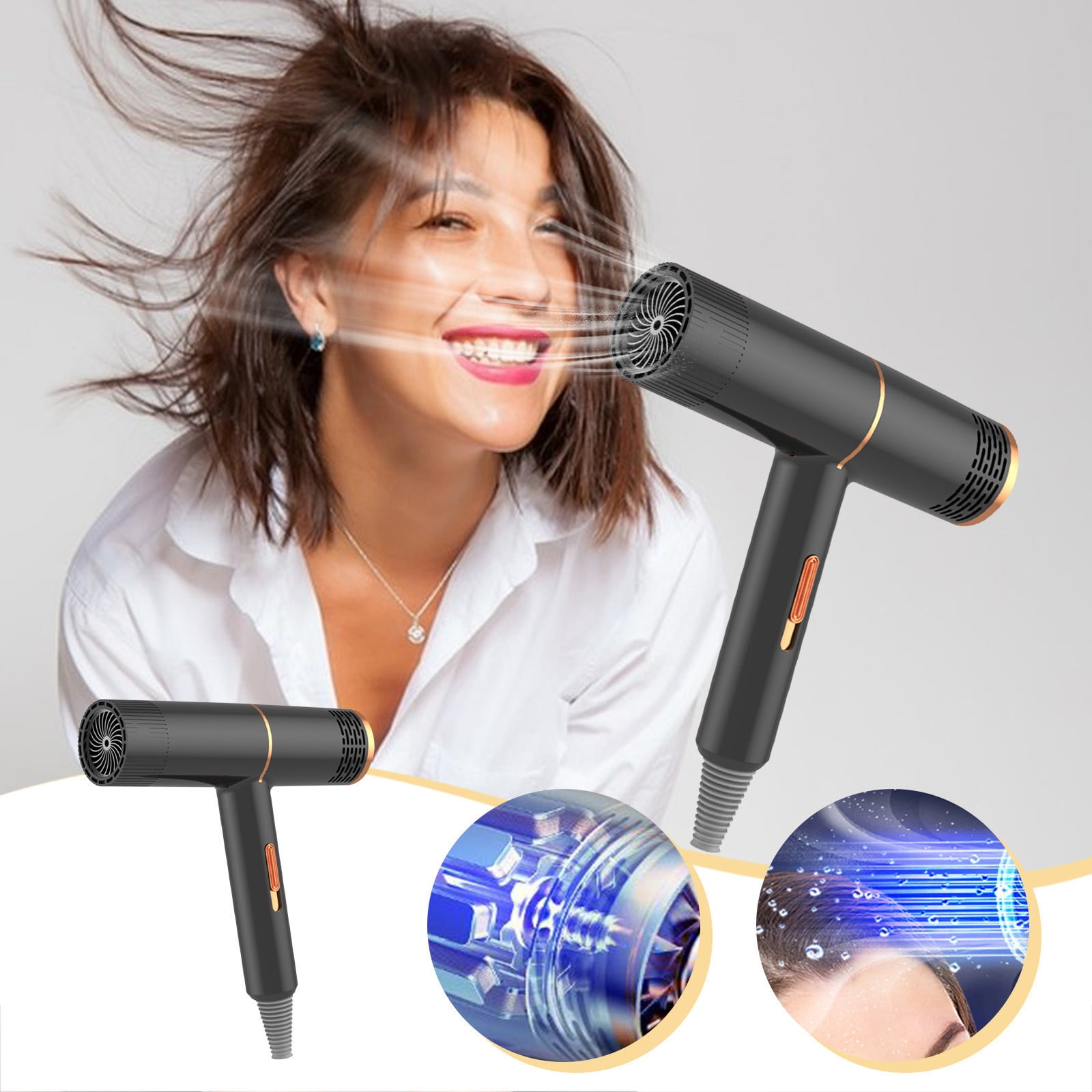Dvkptbk Electric Hair Dryer High-Power Electric Hair Dryer Home