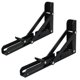 thumbnail image 2 of Soportes de estante plegables ZHAOCHENG negros 300 mm soporte plegable resistente para mesa, 2 of 5