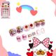 thumbnail image 5 of Style 2 Puntas de uñas postizas para niños, puntas de uñas postizas de dibujos animados lindos, uñas cortas artificiales para niñas, 5 of 5