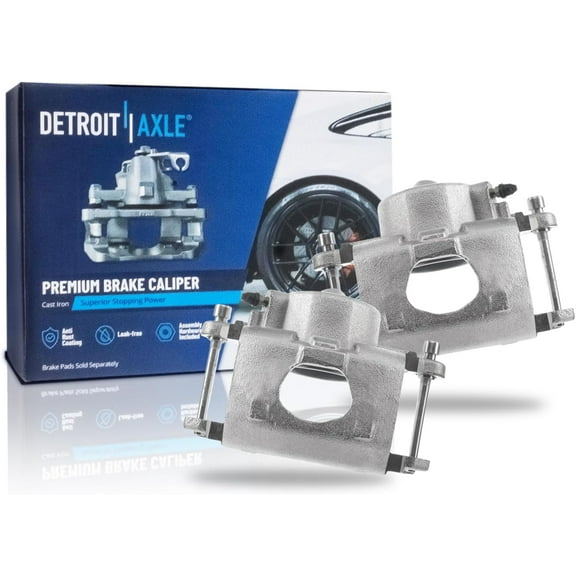 Detroit Axle - Front Brake Calipers for Chevy Camaro Impala Astro Pontiac Phoenix GMC C1500 R1500 Safari Buick Roadmaster LeSabre Cadillac Fleetwood DeVille 98, 2 Disc Brake Calipers Replacement
