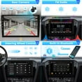 thumbnail image 5 of Podofo 2+64G for Toyota RAV4 2007-2011 Wireless Carplay Android Auto Mirror Link 10'' Touchscreen Car Stereo Radio Android 13 WIFI GPS FM Bluetooth Hifi USB,AHD Backup Camera, 5 of 11