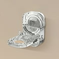 thumbnail image 1 of Shower Holder Suction Cup Wall Mounted Rack Kitchen Bathroom Organizer for Soap Dispenser Storage, Clear, 1 of 8