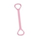thumbnail image 5 of Banda de resistencia para ejercicios de fitness, mango antideslizante en forma de 8, entrenamiento premium Rosa 40 cm de largo, 5 of 8