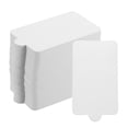 thumbnail image 1 of Uxcell 200pcs Mini Cake Boards, Mousse Cake Cardboards Rectangle Cake Bases (White), 1 of 5