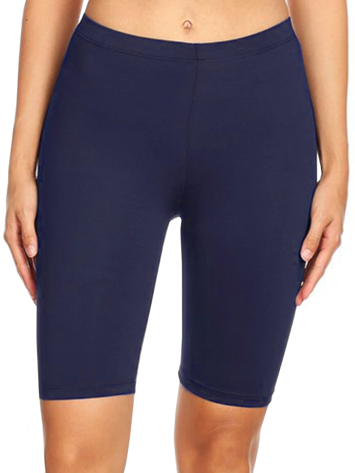 navy blue biker shorts