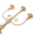 thumbnail image 3 of FOMIYES Decorative Golden Iron Candle Stand with Vintage Charm for Indoor Home Decor, 3 of 7