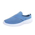 thumbnail image 2 of VeFlora Women's On Backless Mule Sneakers, Breathable Knit Platform Walking Shoes, Comfortable Arch Support Casual Non- Orthopedic Shoes for Everyday(Blue/36), 2 of 9