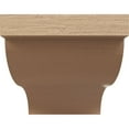 thumbnail image 2 of 11"W x 22"D x 11"H Wide Garner Rough Cedar Woodgrain TimberThane Corbel, Primed Tan, 2 of 6