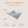 thumbnail image 3 of Portabebés Wrap Ergobaby Embrace Cozy Soft Air Mesh gris, 3 of 8