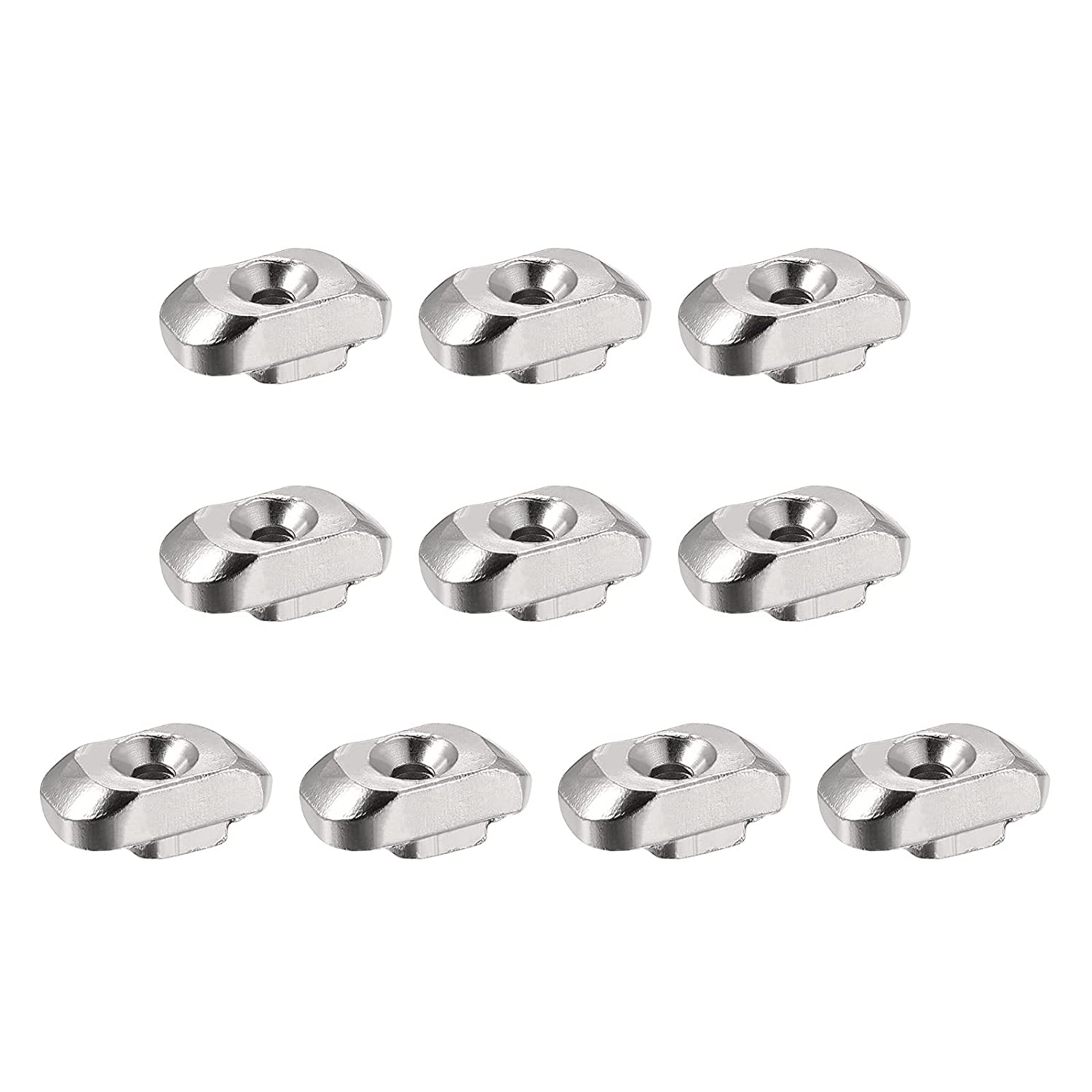10 Pack 3030 Series Sliding T Slot Nut M3 Half Round Roll in Tee TNuts