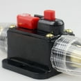 thumbnail image 2 of CHICHUMID 2Pcs Stereo Inline Fuse Circuit Breaker Metal Multi Prevent Excessive Current DIY Enthusiasts, 2 of 4