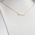 thumbnail image 2 of - Personalized Planet Women's Sterling Silver or Gold over Silver Name and Birthstone Bar Necklace, 2 of 3