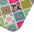 thumbnail image 3 of Boho floral dish drying pad 18x24 Inch with absorbent microfiber, perfect for protecting surfaces while drying dishes, 3 of 5
