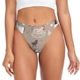 thumbnail image 1 of Balery Chicken Tangas de Algodón para Mujer con Estampado – Ropa Interior Sexy, Transpirable, G-string-4X-Large, 1 of 6