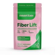 Smart Eats - Fiber Lift | Psyllium Husk Powder | Gentle Iron | Vitamins D, C, B12, Folate, Biotin | Support Digestion, Energy, Immunity, Blood | Fruit Punch Flavor | Sugar-Free | 30 Scoops