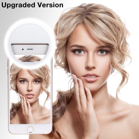 Phone Light - Reable Selfie Ring Light With 36 Bright LED And Three Brightness Levels - Fits All Phones iPhone 7 6 6S (Plus), Samsung Galaxy S8 S7 S6 Edge(Plus) Note 8 7 5 4 3 LG