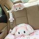 thumbnail image 2 of Jirai Kei My Melody cojín para reposacabezas de coche, funda de cinturón de seguridad, almohada de peluche de Anime Kuromi, peluches, regalos de Navidad para niñas, 2 of 5