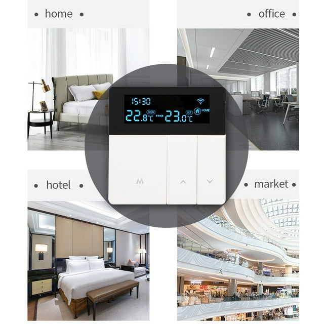 Smart Thermostat Premium Programmable Smart Thermostat ENERGY STAR Certified DIY Install 7 Day Programmable Touch Screen With Smart Sensor And Air Quality
